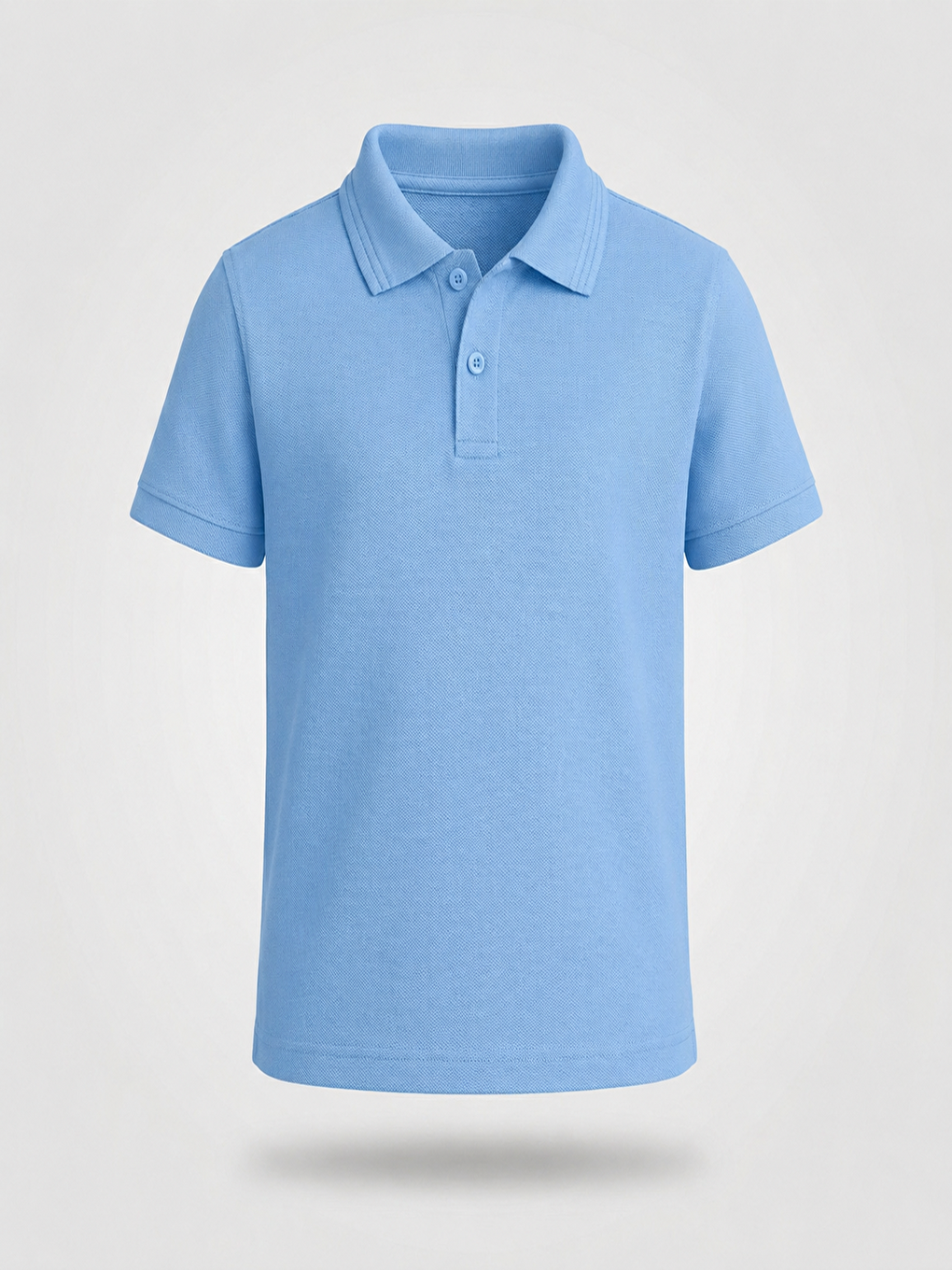 Mavi Kids Polo Yaka Basic Kısa Kollu Unisex Çocuk Tişört-2