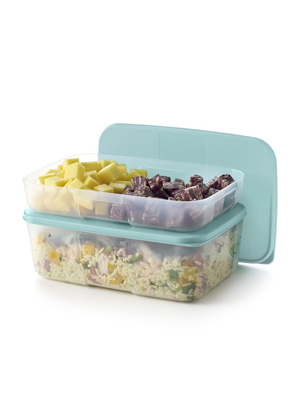 Tupperware Şeffaf Buzdolabı Saklama Kabı 2’li Set