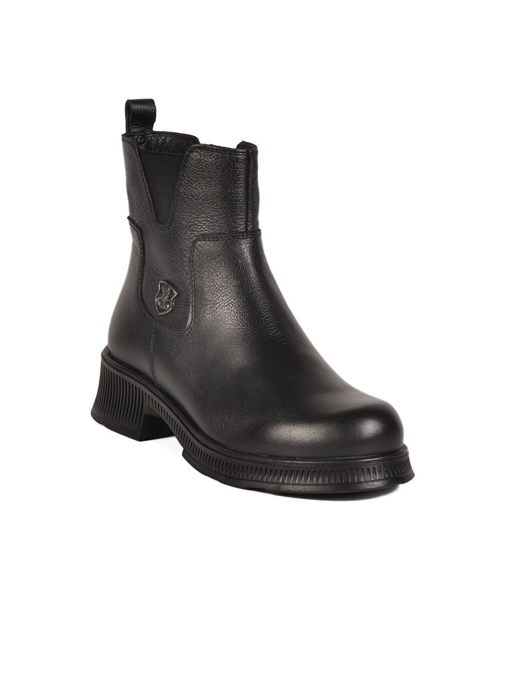 Siyah İçi Polarlı Hakiki Deri Kadın Bot 2452706K Z-2