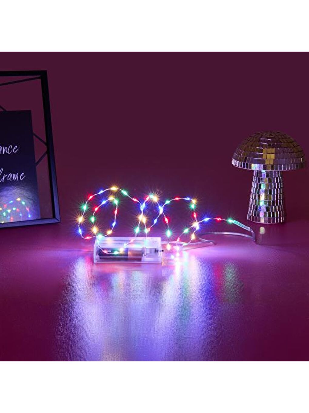 Karışık Dekoratif Aydınlatma - Renkli - 1 m-3