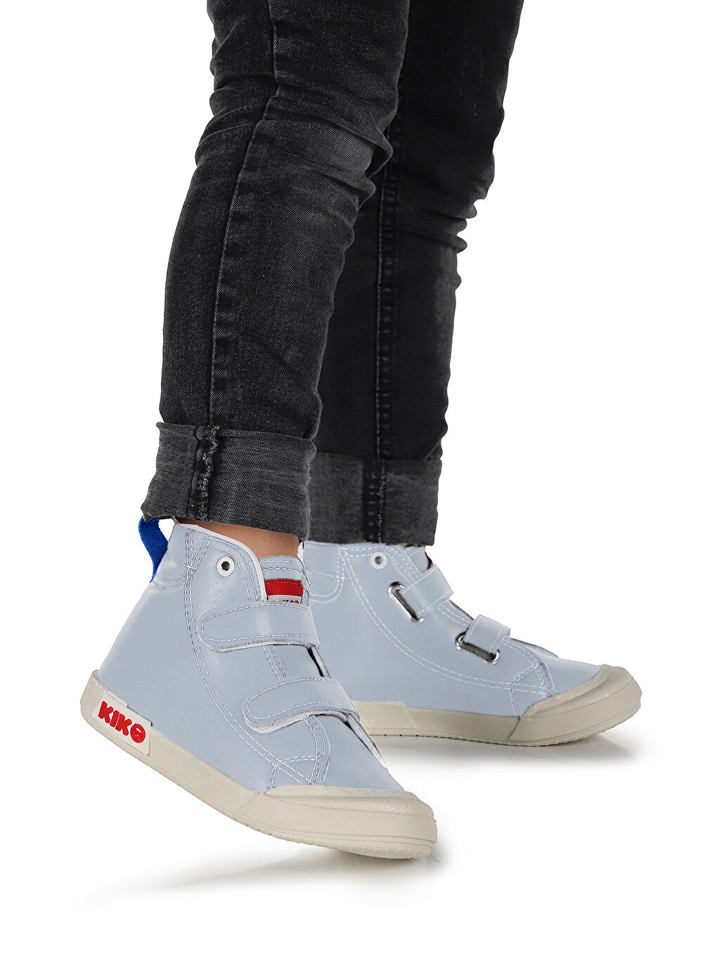 Mavi Garf Günlük Cırtlı Erkek Çocuk Bot Ayakkabı-2