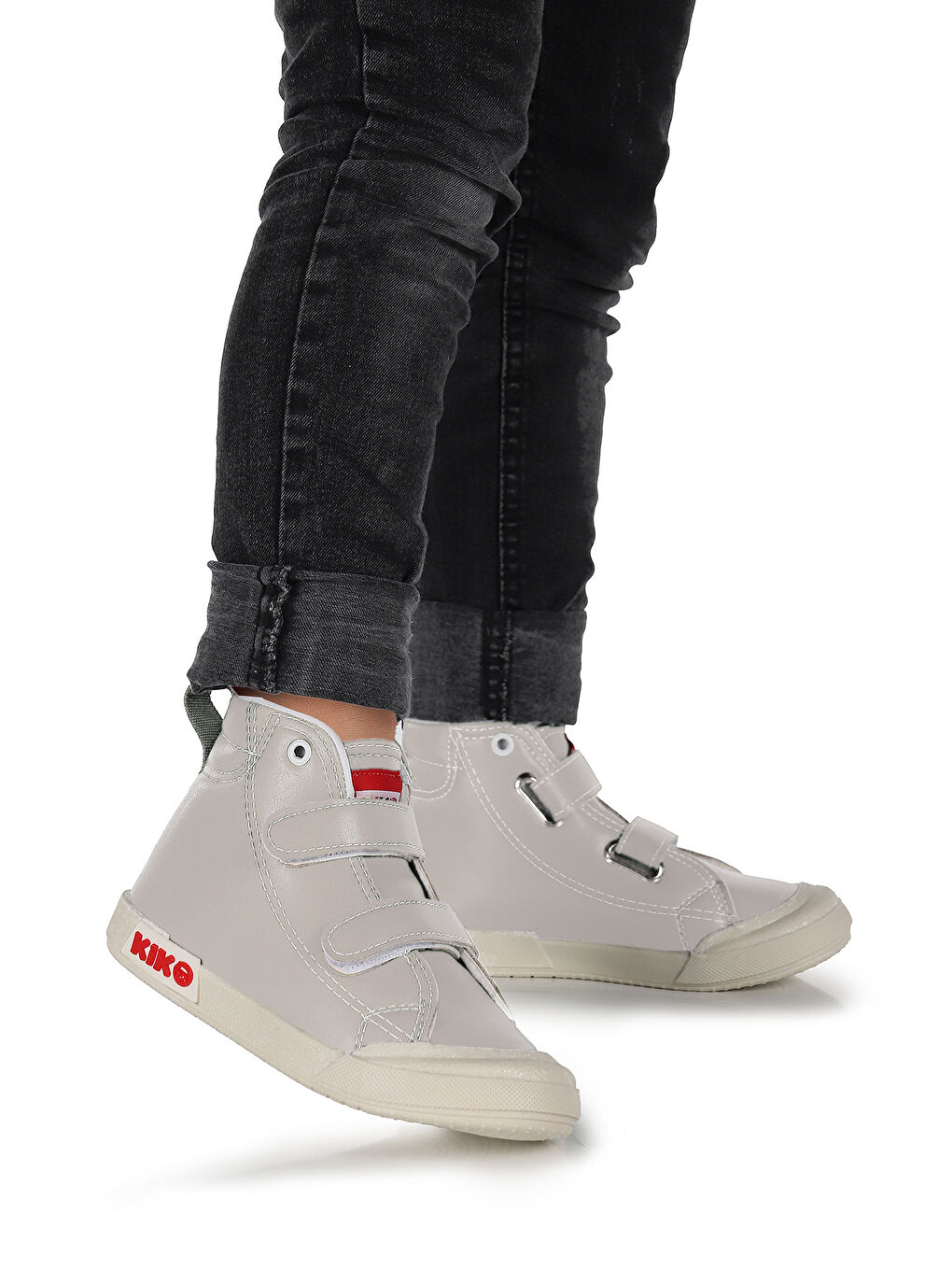 Gri Garf Günlük Cırtlı Erkek Çocuk Bot Ayakkabı-2