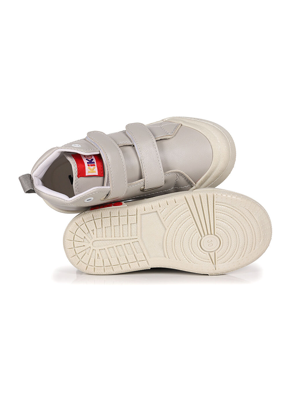 Gri Garf Günlük Cırtlı Erkek Çocuk Bot Ayakkabı-4