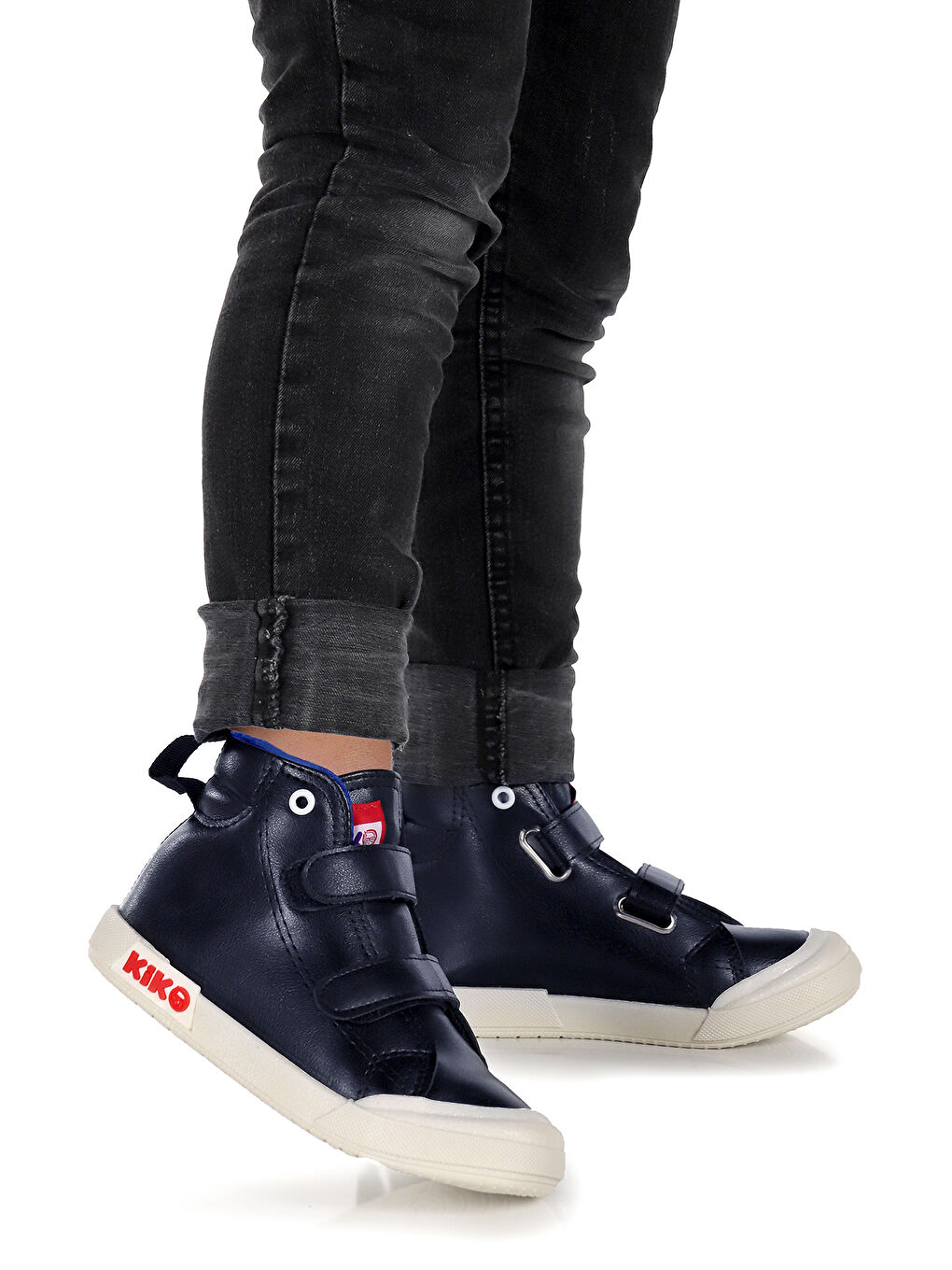 Lacivert Garf Günlük Cırtlı Erkek Çocuk Bot Ayakkabı-2