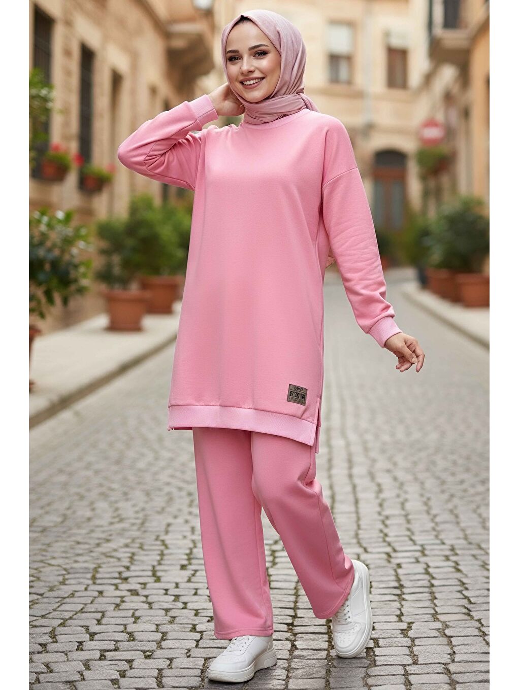 Armalı Vortex İkili Takım Pembe - 28000-PEMBE