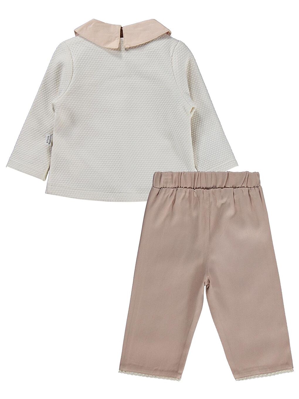 Bebek Yaka Hırkalı 3 Lü 6-18 Ay Takım - Bej 18-24 Ay-2