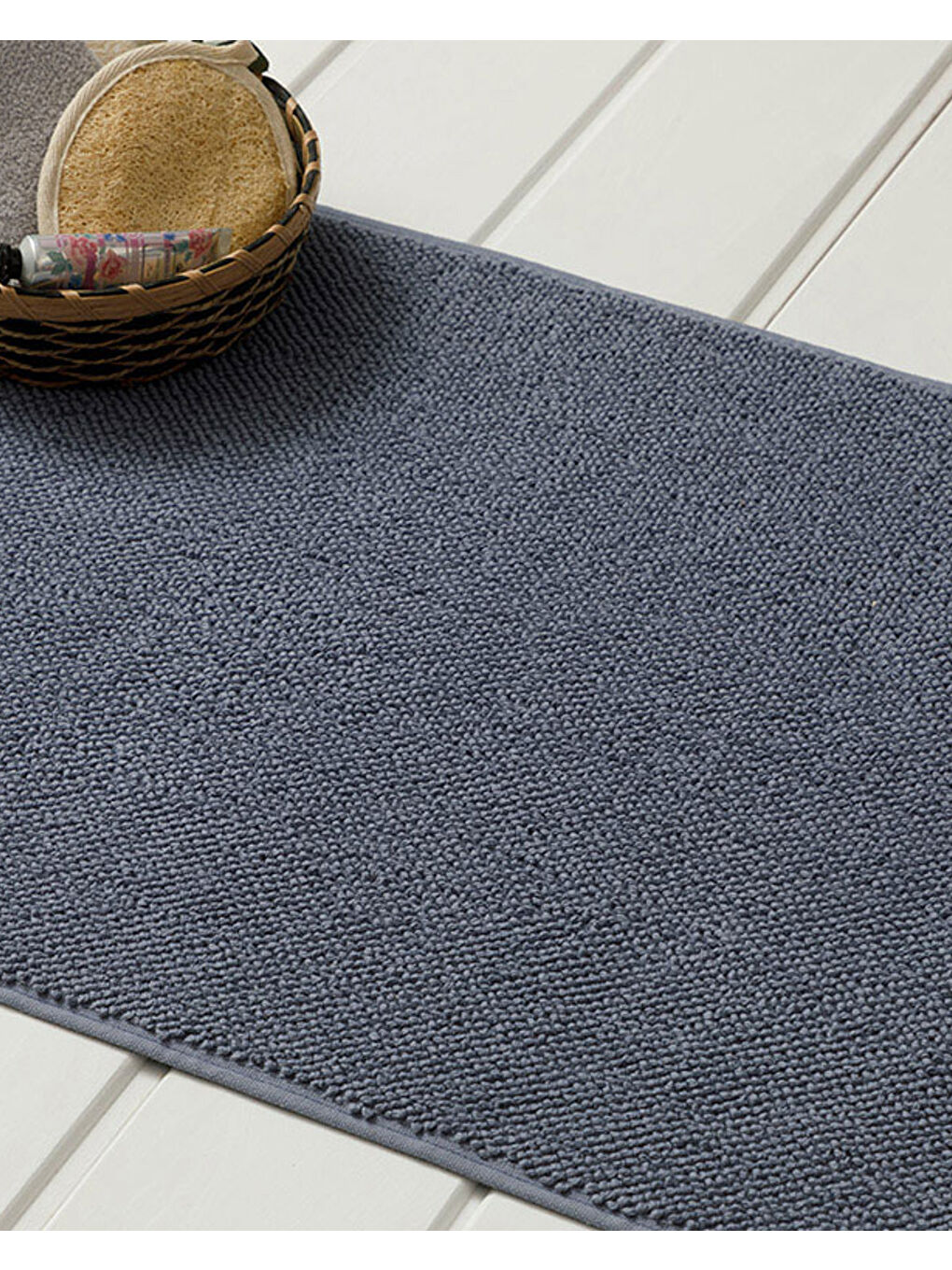 English Home Indigo Vanity Pirinç Ayak Havlusu 50x70 cm Açık İndigo - 1