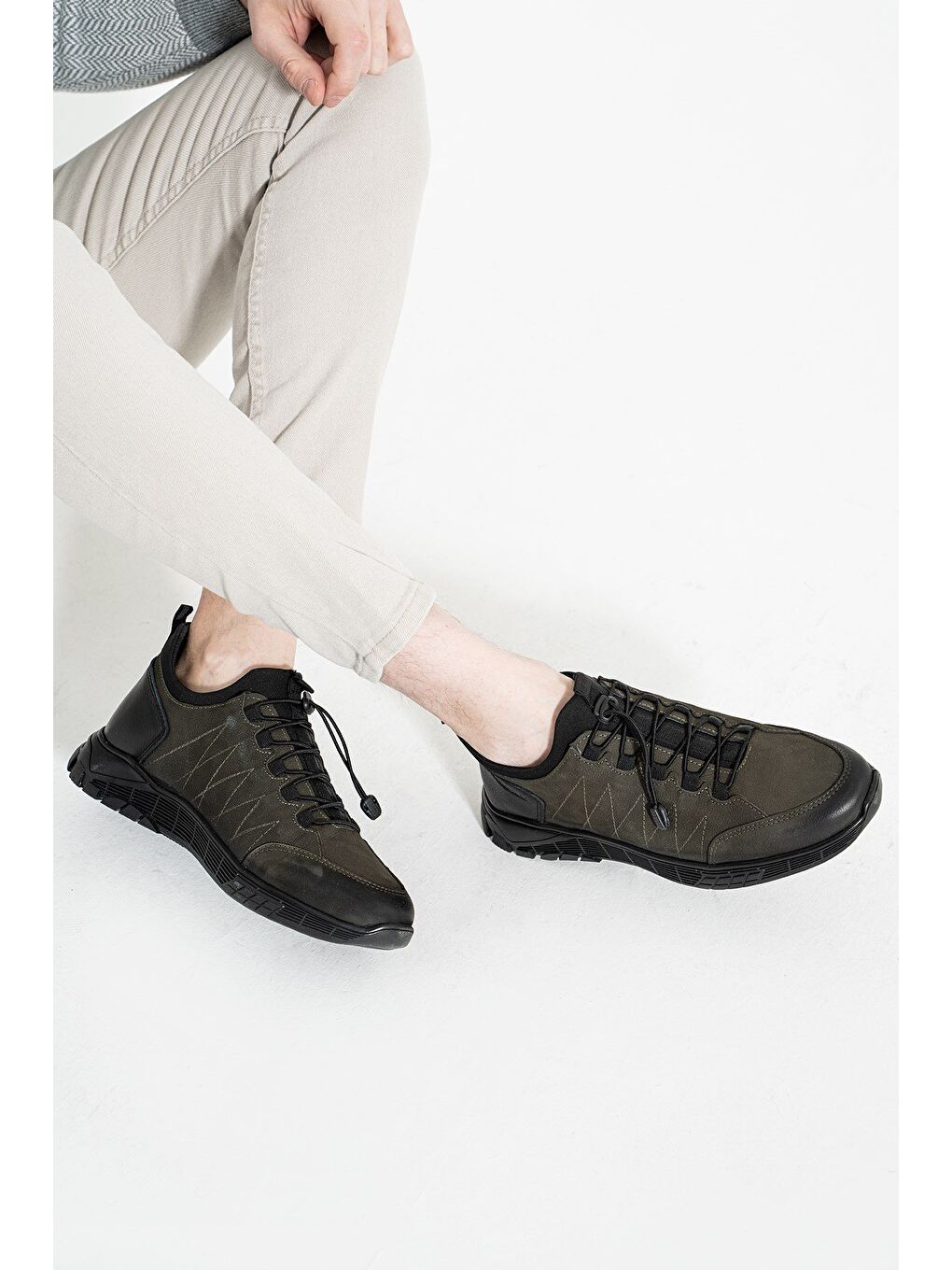 Arturo Hakiki Deri Gri Outdoor Erkek Bot-3