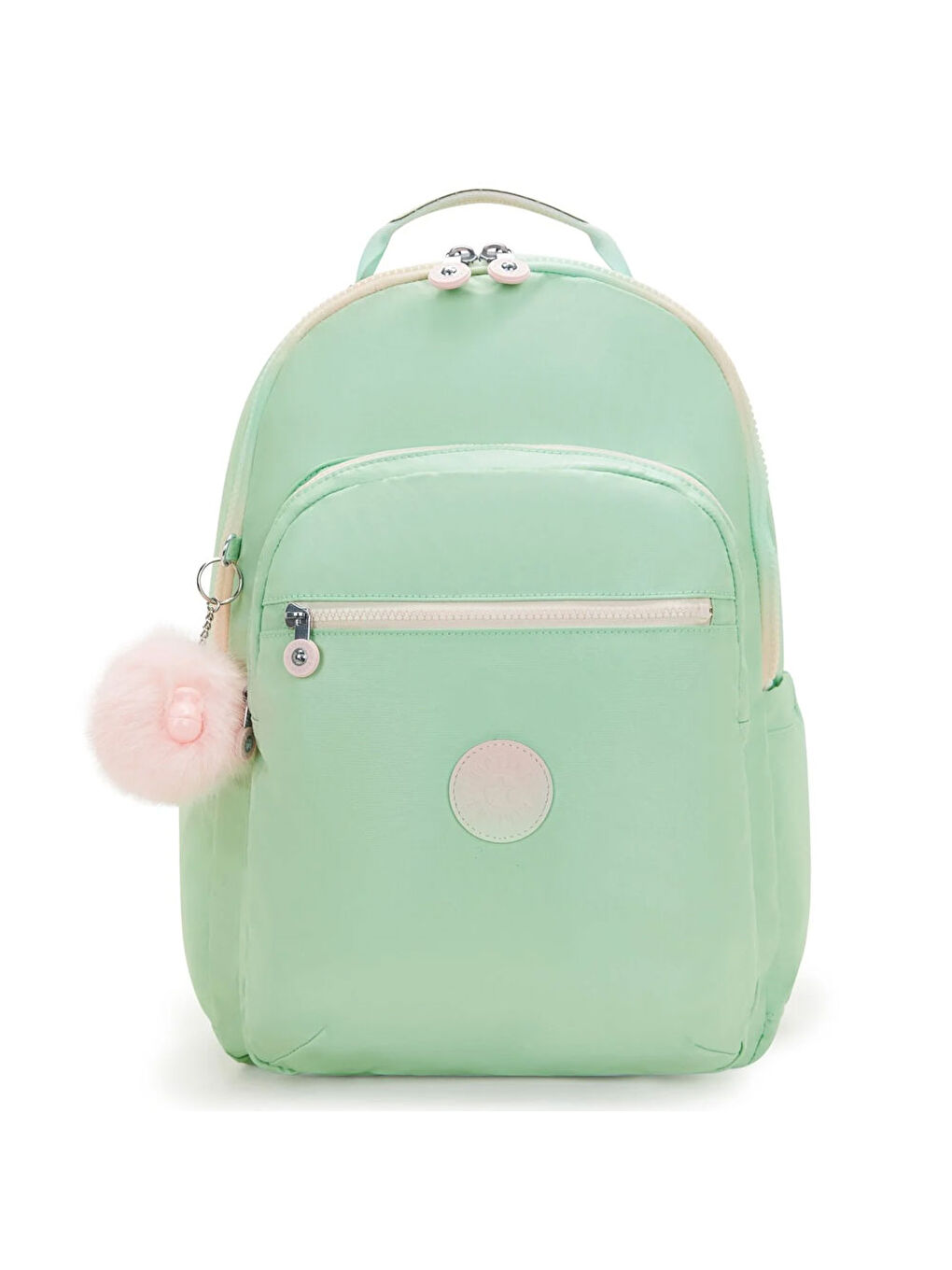 Kipling Yeşil Seoul Lap Okul Çantası Soft Green Met KI71355KY