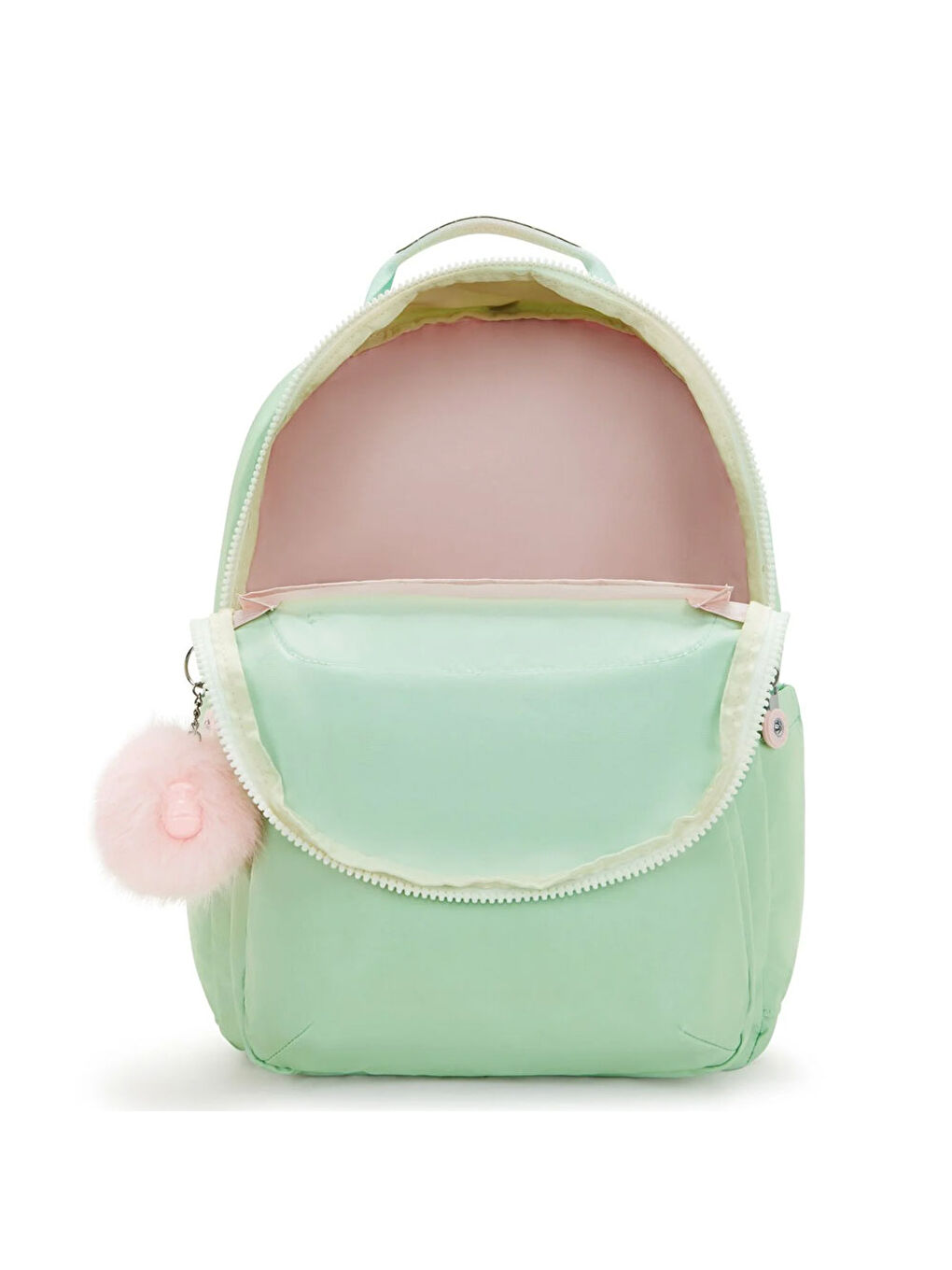 Kipling Yeşil Seoul Lap Okul Çantası Soft Green Met KI71355KY - 2