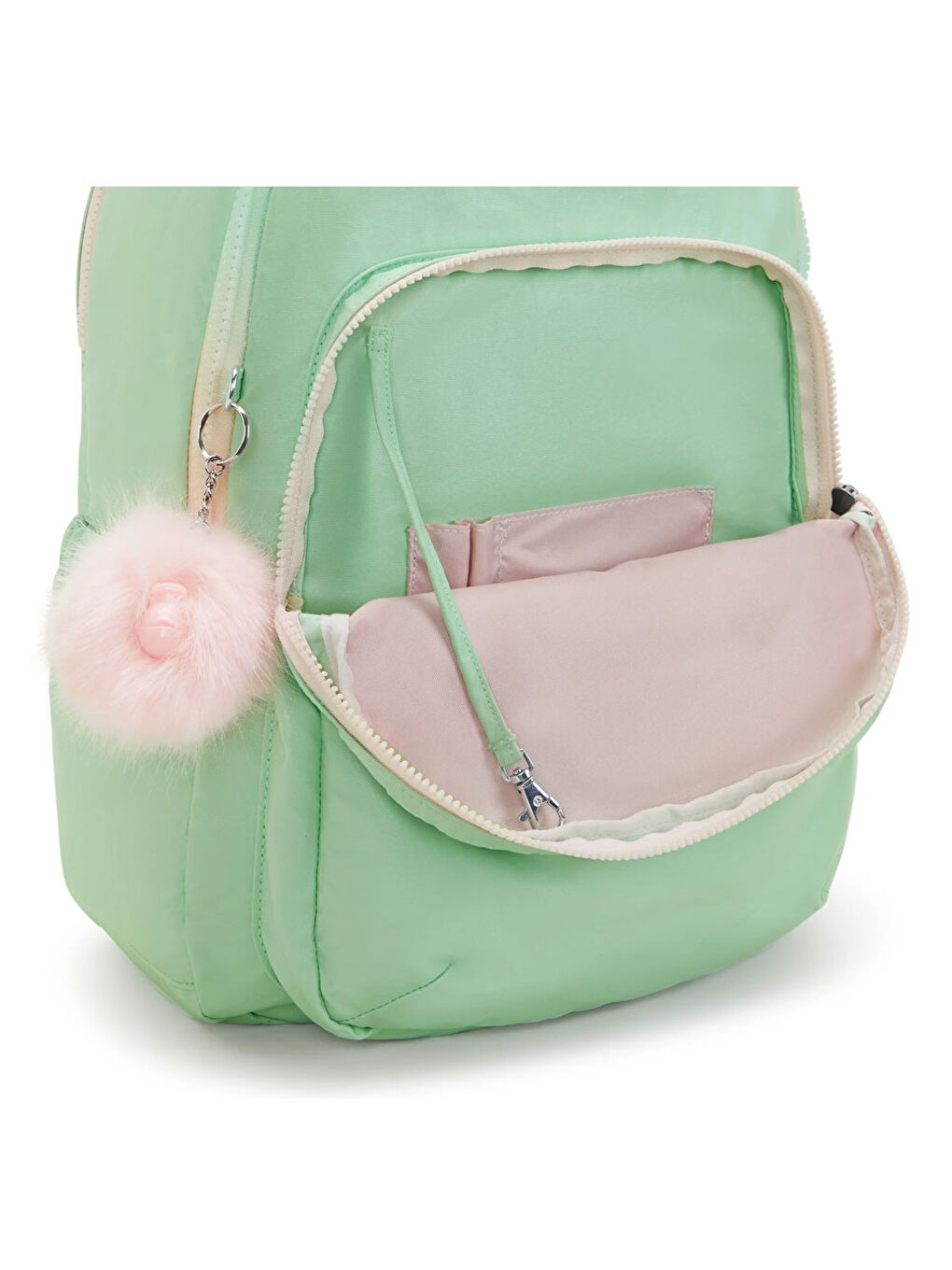 Kipling Yeşil Seoul Lap Okul Çantası Soft Green Met KI71355KY - 3