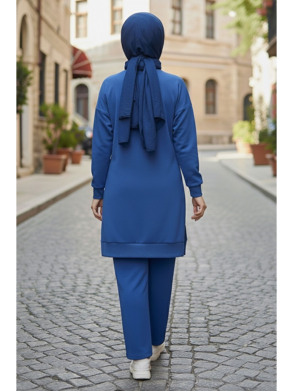 Mavi Armalı Vortex İkili Takım Saks - 28000-SAKS-2