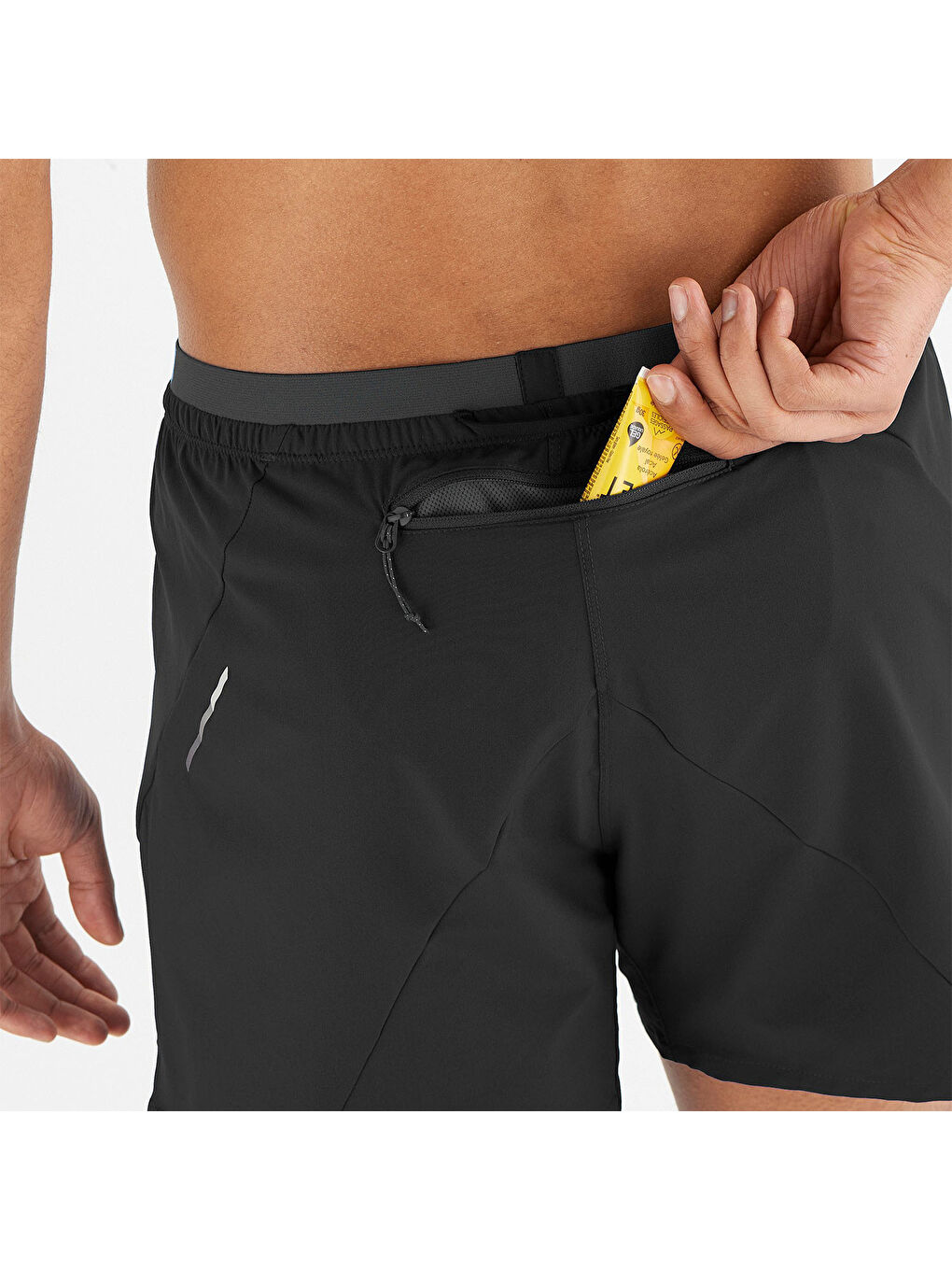 Siyah CROSS 5'' SHORTS Erkek Spor Şort-2