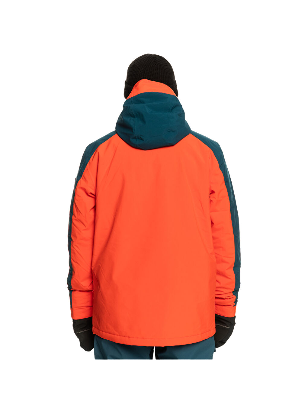 Kahverengi Mission Block Jk Erkek Kırmızı Snowboard Kayak Montu-9