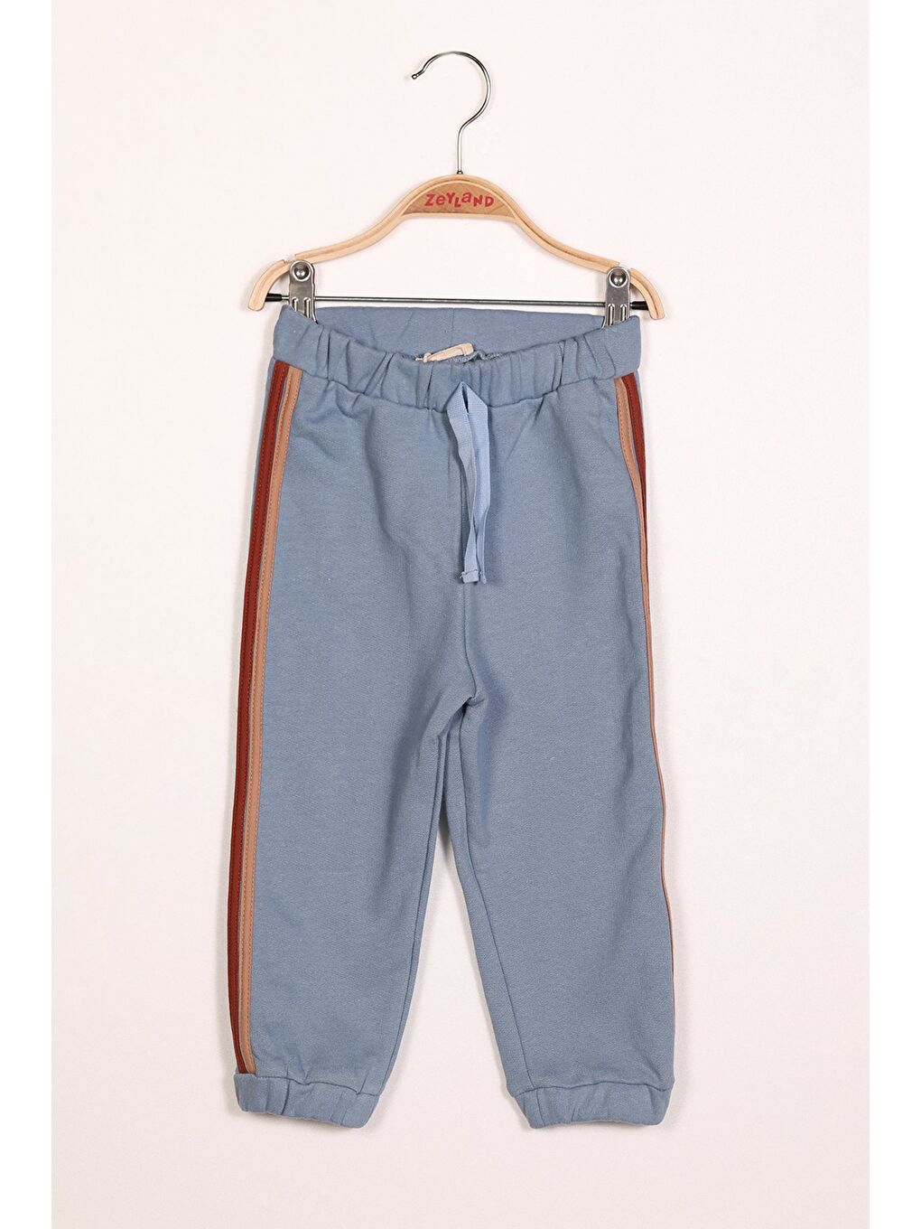 Mavi Erkek Çocuk Renkli Çizgili Eşofman Alt (2-7yaş)-1