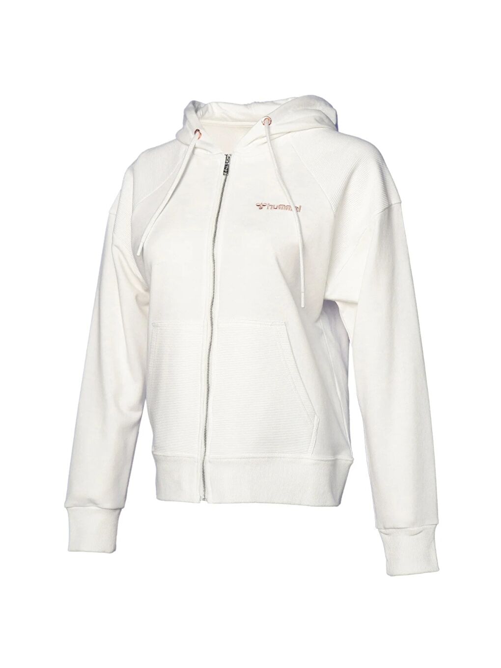 Iberis Kadın Beyaz Kapüşonlu Ceket-3