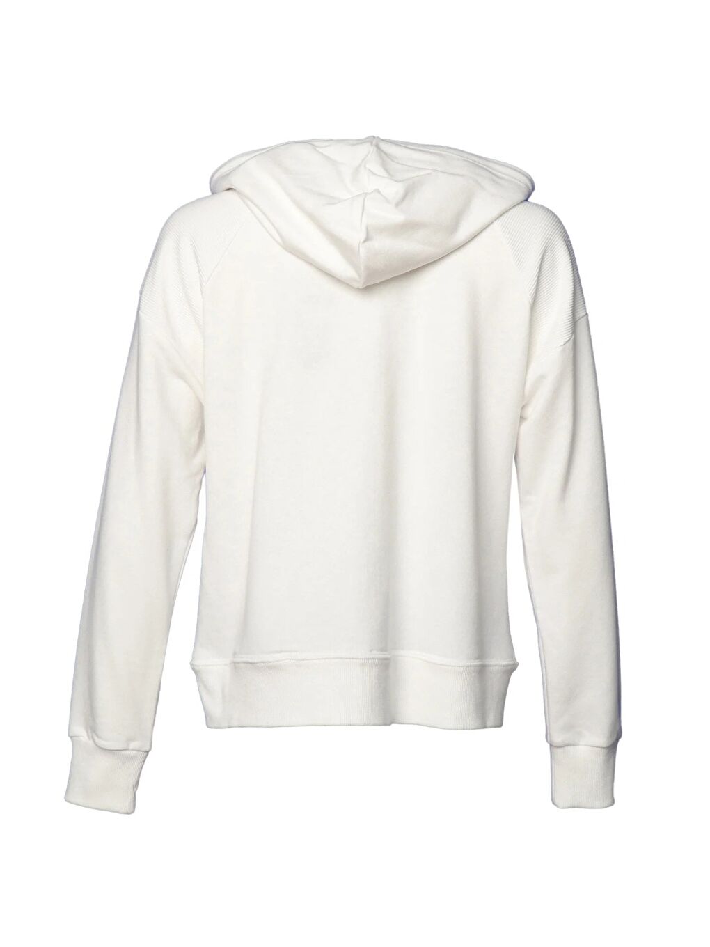 Iberis Kadın Beyaz Kapüşonlu Ceket-4