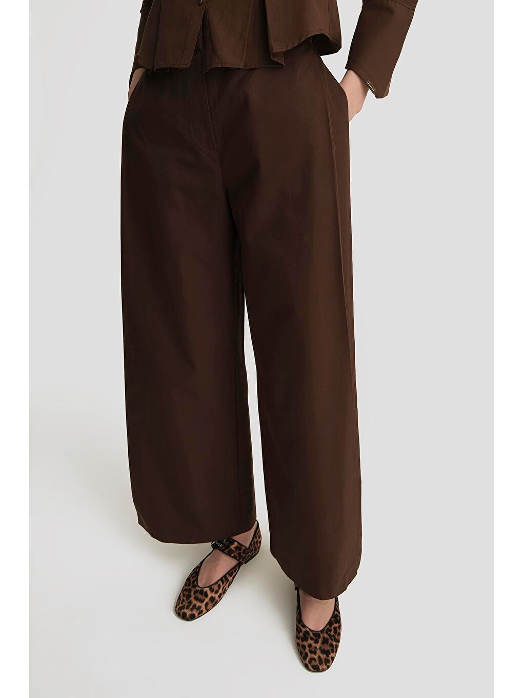 Blazer Ceketli Takım 25Y6007 Kahverengi-4