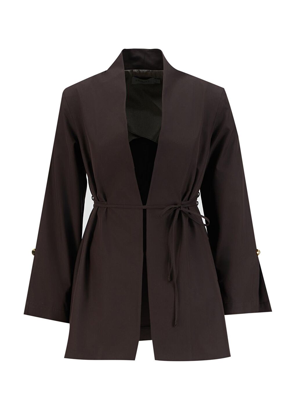 Blazer Ceketli Takım 25Y6007 Kahverengi-5