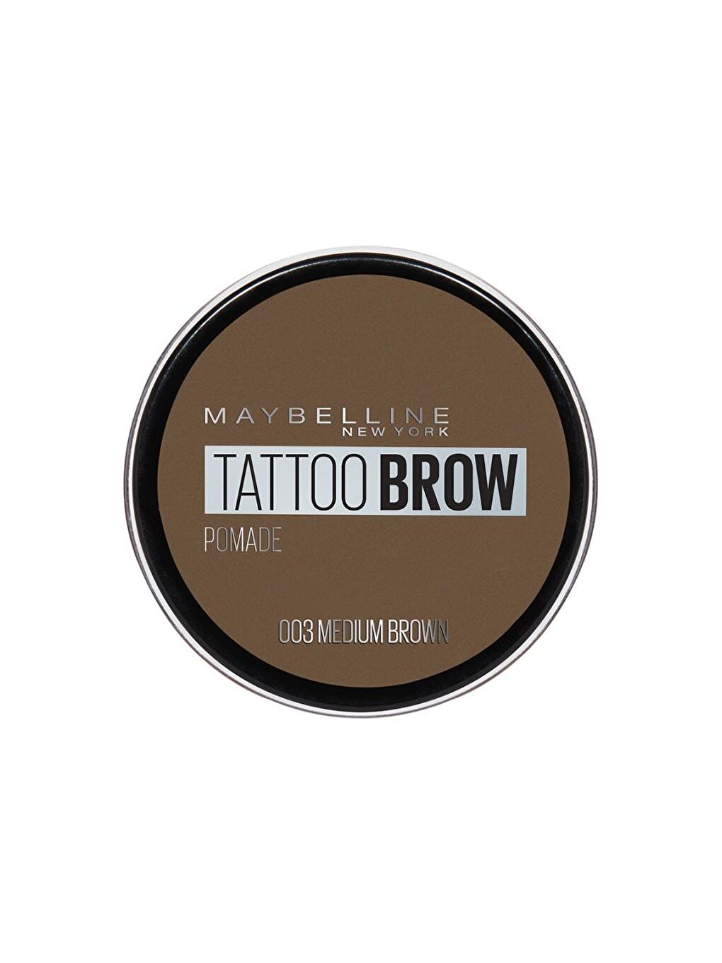 MAYBELLINE NEWYORK Kahverengi Tattoo Brow Kaş Pomadı - 03 Medium Brown (Orta Ton)