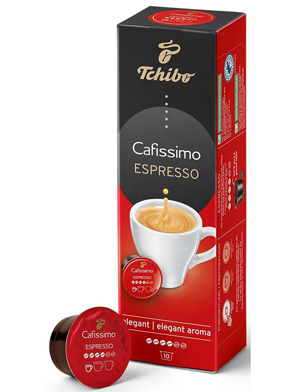 Tchibo Renksiz Espresso Elegant Aroma Kapsül Kahve 10 Adet