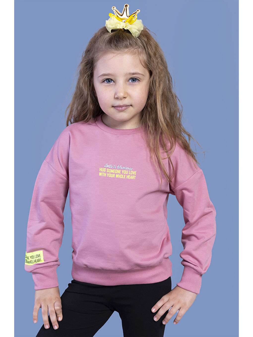 Toontoykids Gülkurusu Kız Çocuk Baskılı Sweatshirt