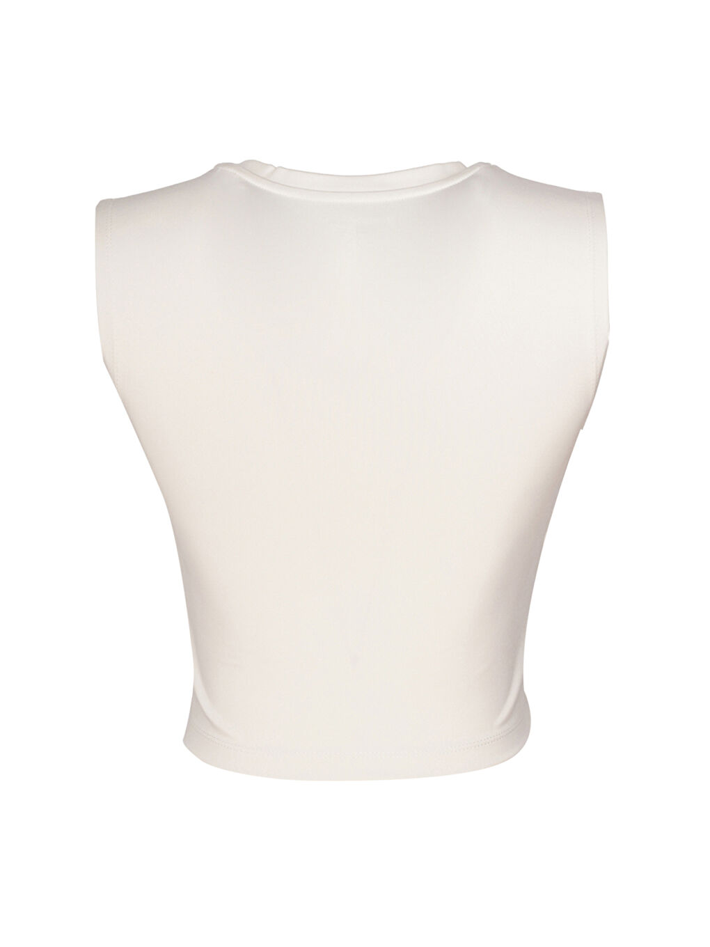 Reten Kadın Ekru Yuvarlak Yaka Tişört-2