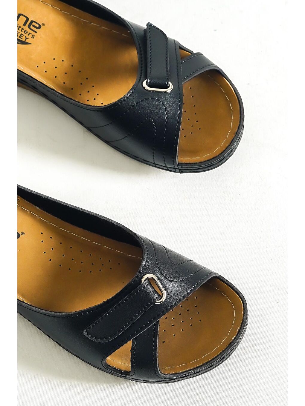 Siyah Z0777 Kadın Konfor Anatomic Terlik-3