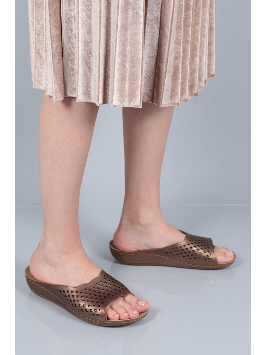 Turuncu Z0385 Kadın Konfor Anatomic Terlik