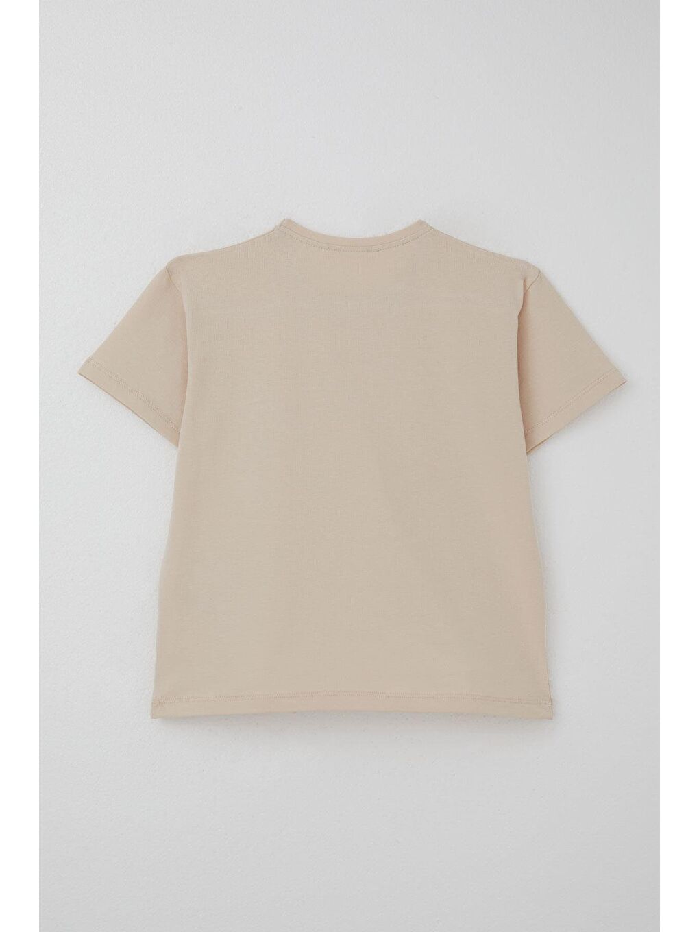 Kız Çocuk Şortlu Takım Örgü Çiçek İşlemeli Bej (6-12 Yaş)-4