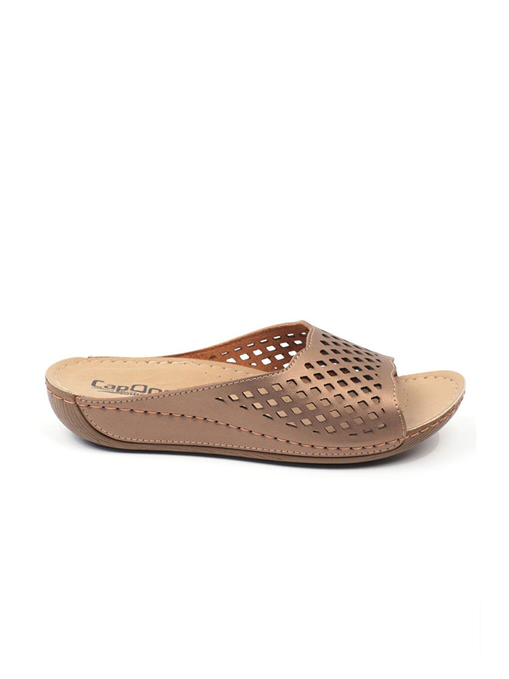 Turuncu Z0385 Kadın Konfor Anatomic Terlik-4