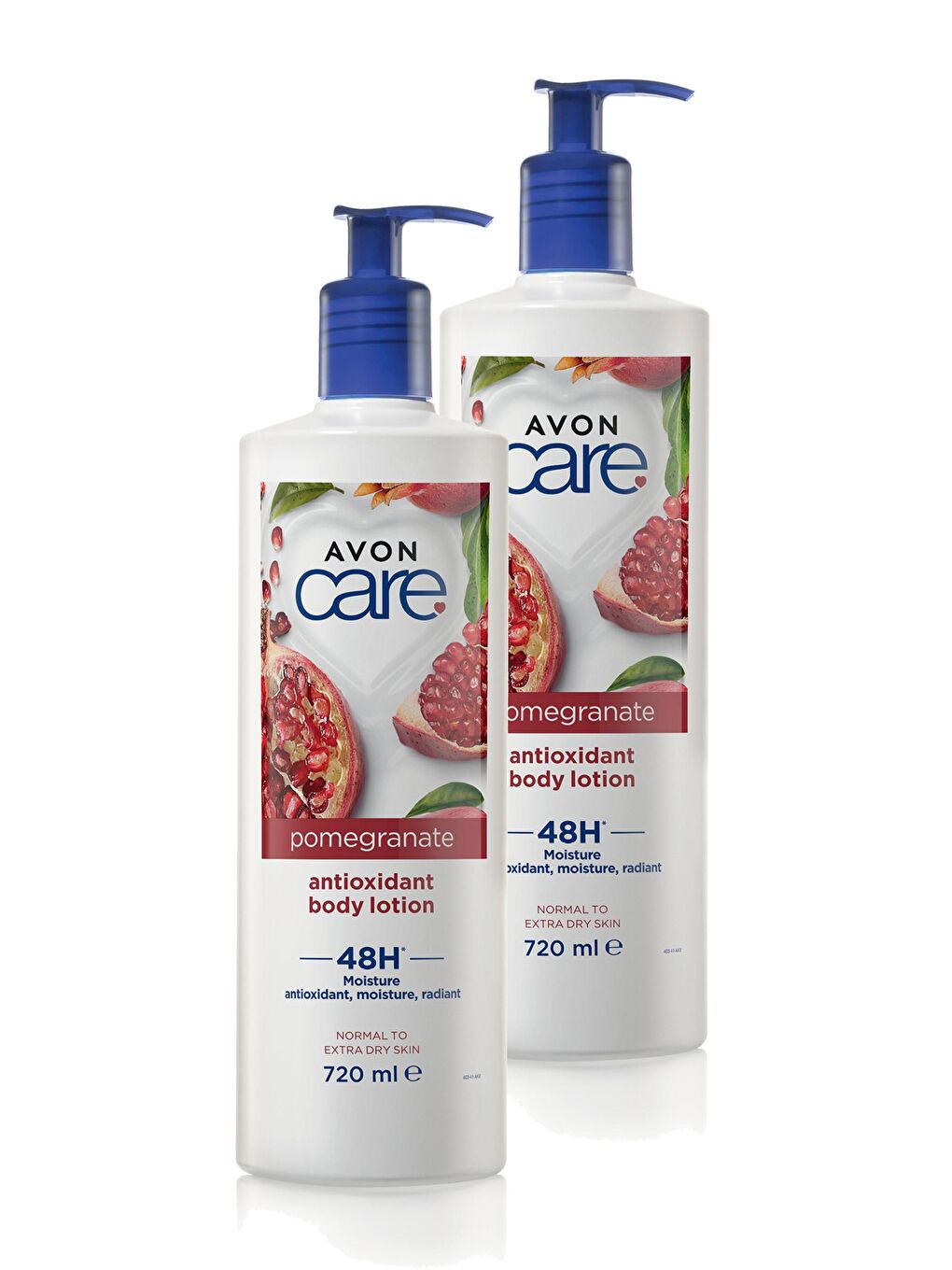 AVON Renksiz Care Nar Özü İçeren Antioksidan Nemlendirici Vücut Losyonu 720 Ml. İkili Set