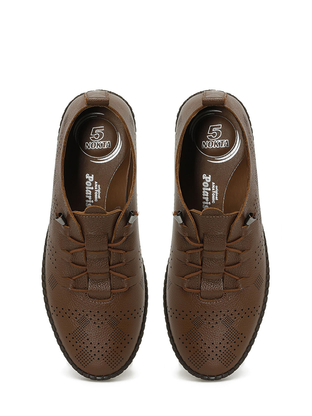 Kahverengi 103021.Z5FX Taba Kadın Düz Ayakkabı-3