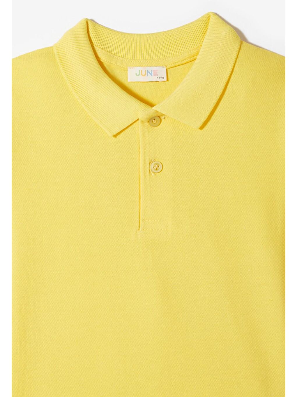 Sarı Çocuk Polo Yaka Tshirt-2