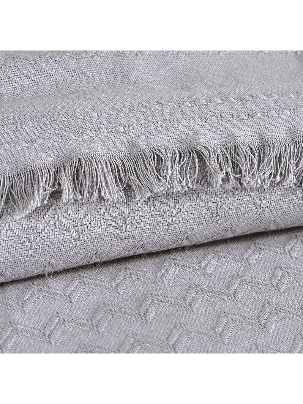 Home Zuma Çift Kişilik Pike 200x220 Cm-Gri-1