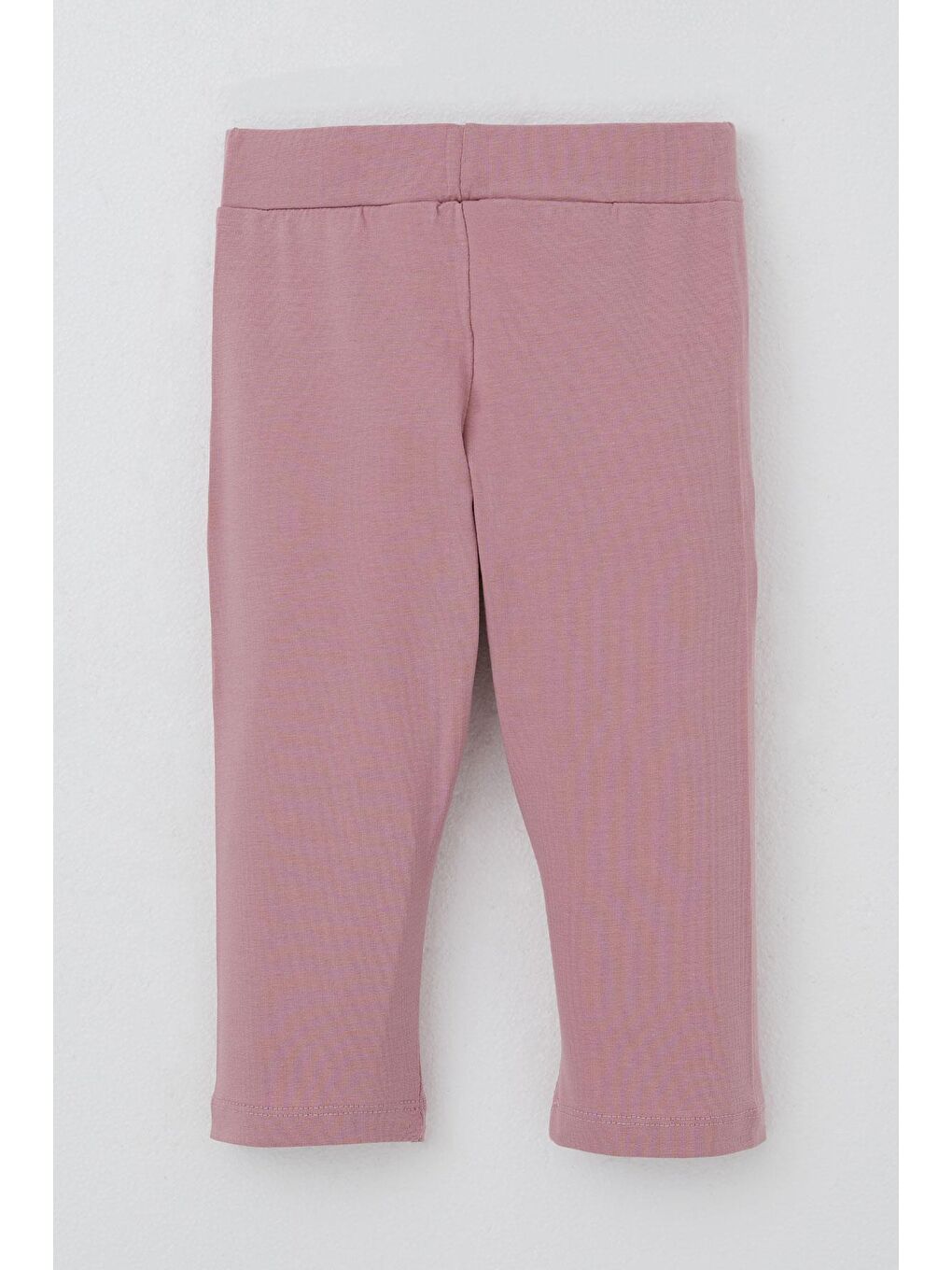 Kız Çocuk Kapri Taytlı Takım Sevgi Temalı Çiçek Baskılı Bej (3-4 Yaş)-7