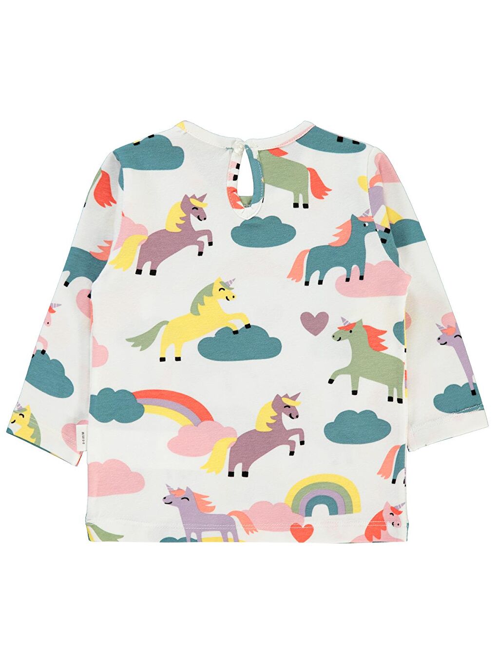 Baby Kız Bebek Sweatshirt 6-18 Ay Beyaz-1