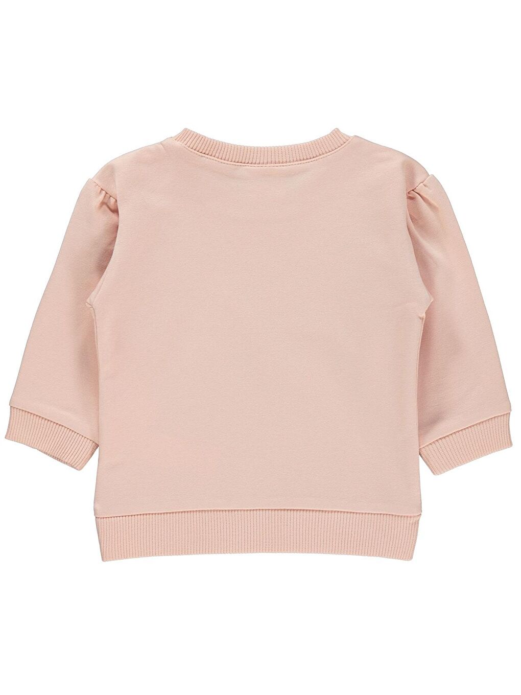 Civil Pudra Baby Kız Bebek Sweatshirt 6-18 Ay Pudra - 1