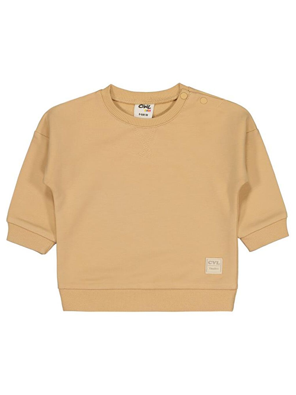 Baby Basic Timeless 6-18 Ay Sweatshirt - Kahverengi 9-12 Ay