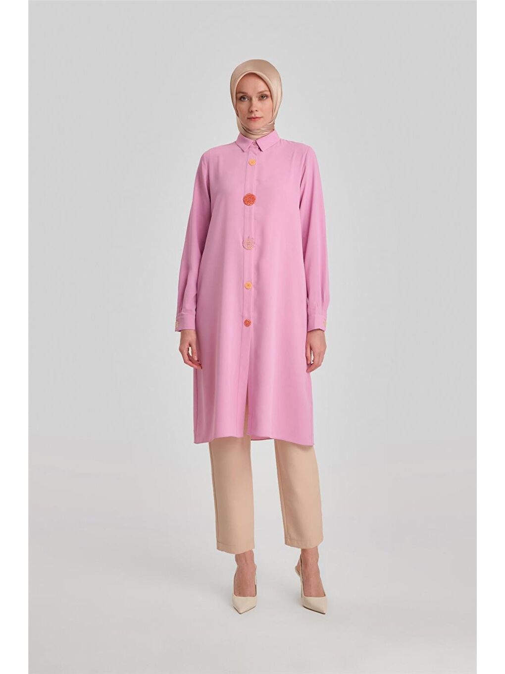 Pembe Tunik Ort4208 Sümbül-1