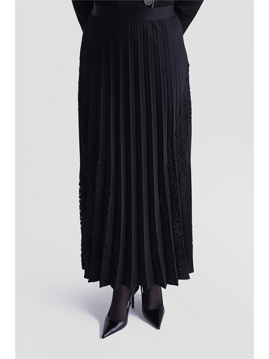 Taş Şeritli Takım Siyah-4