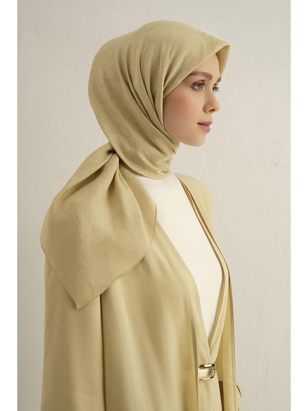 Bej Pamora Eşarp 2 62-1