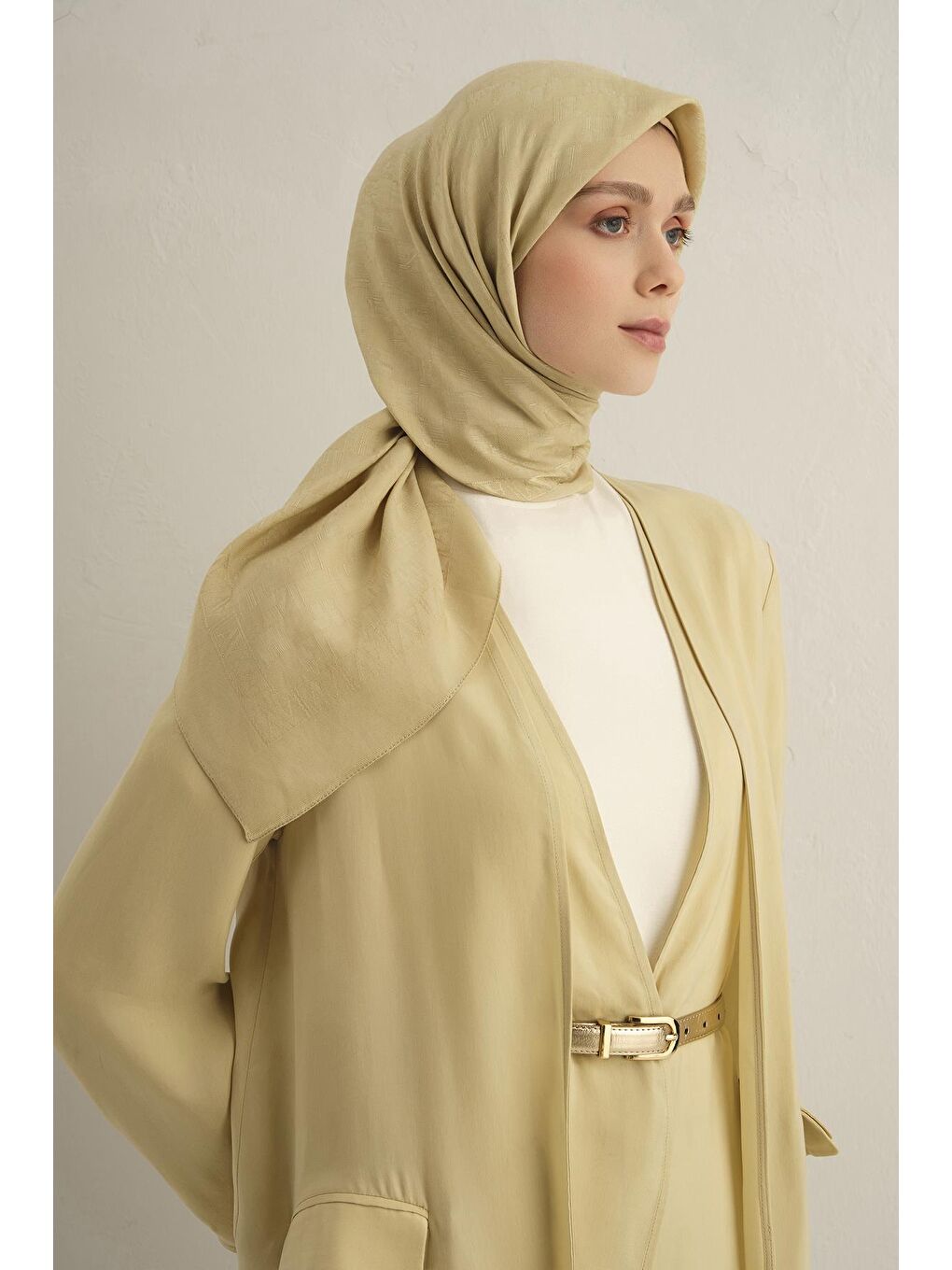 Bej Pamora Eşarp 2 62-2