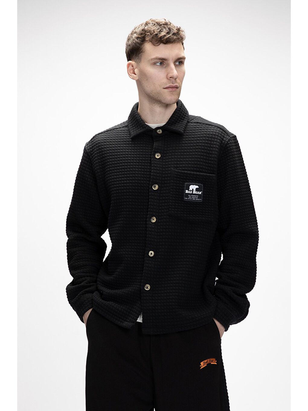 Siyah Diez Si̇yah Erkek Gömlek-3