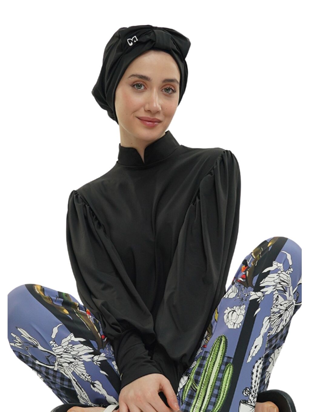 Karışık Kaktüs Elastan Pantolon