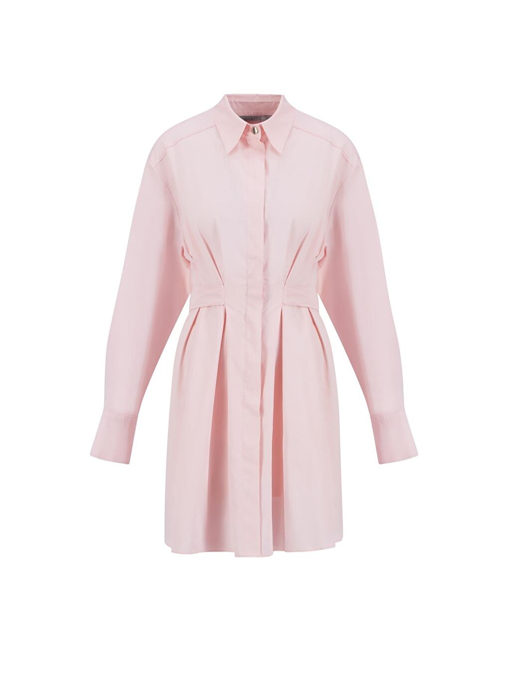 Fiyonklu Naturel Kumaşlı Tunik 24K4300 Pembe-5