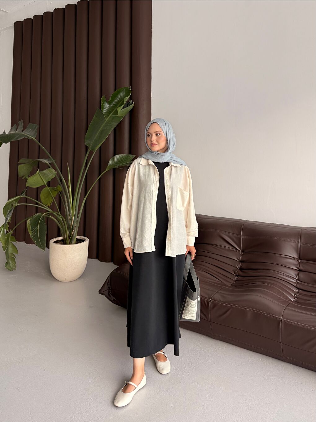 Kadın Sıfır Kol Elbise Lacivert-2