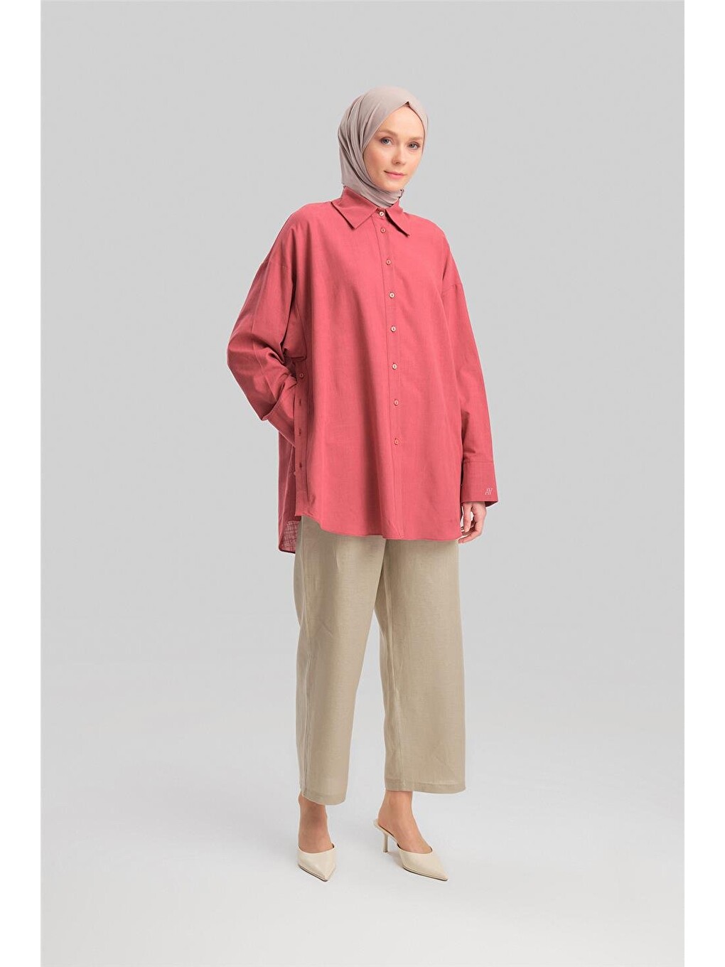 Pembe Tunik 24y4014 Vişne