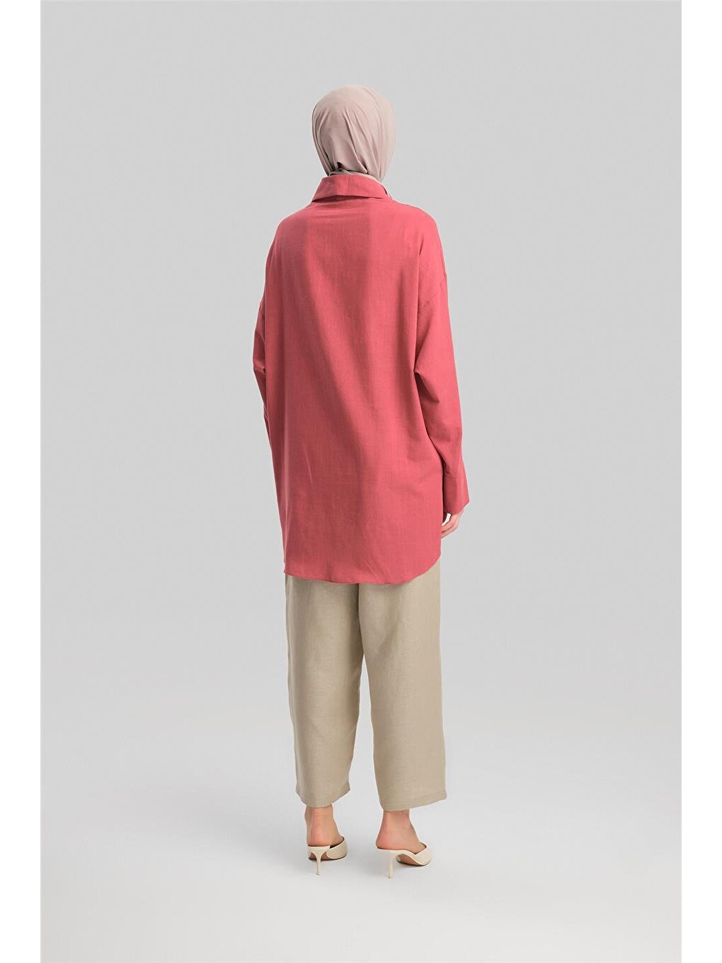 Pembe Tunik 24y4014 Vişne-5