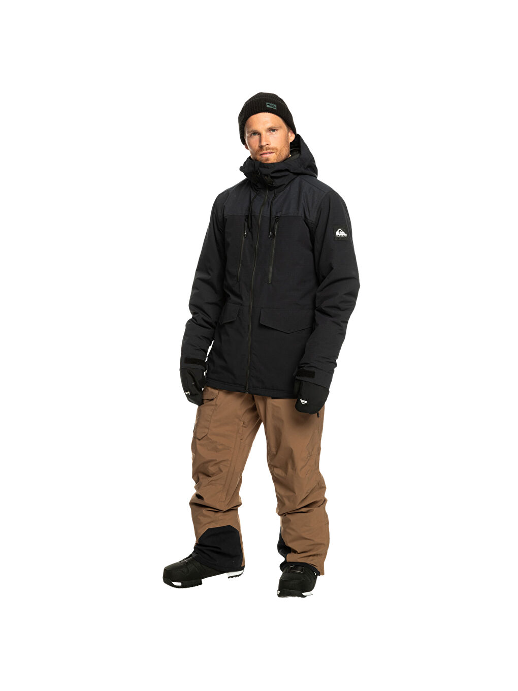 Fairbanks Erkek Siyah Snowboard Kayak Montu-5